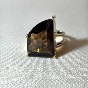 Vintage Smoky Topaz Ring